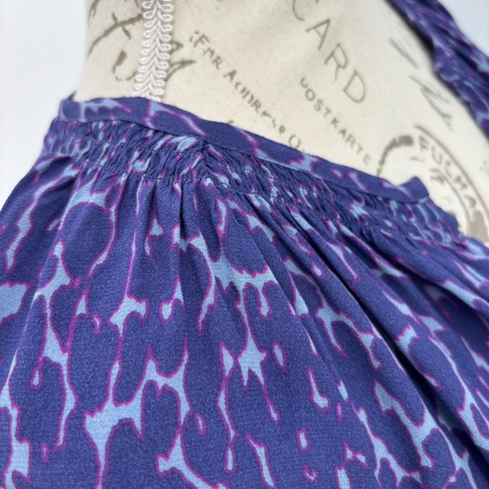 Rails Purple Smocked Blouse with Relaxed Fit - Picture 8 of 15